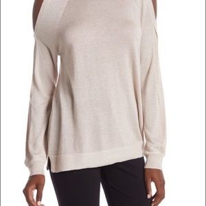 Vince Camuto cold shoulder sweater.